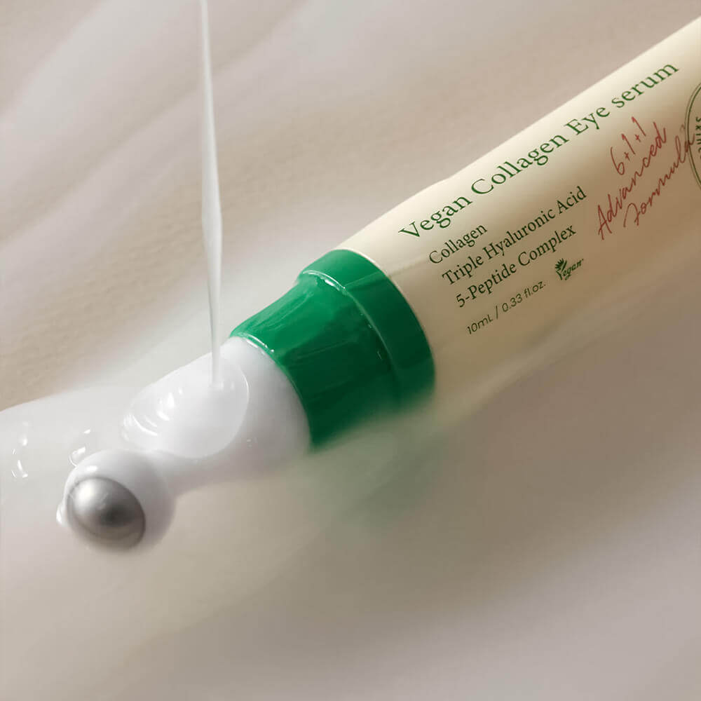 Пептидная сыворотка для век с массажным аппликатором AXIS-Y Vegan Collagen Eye Serum