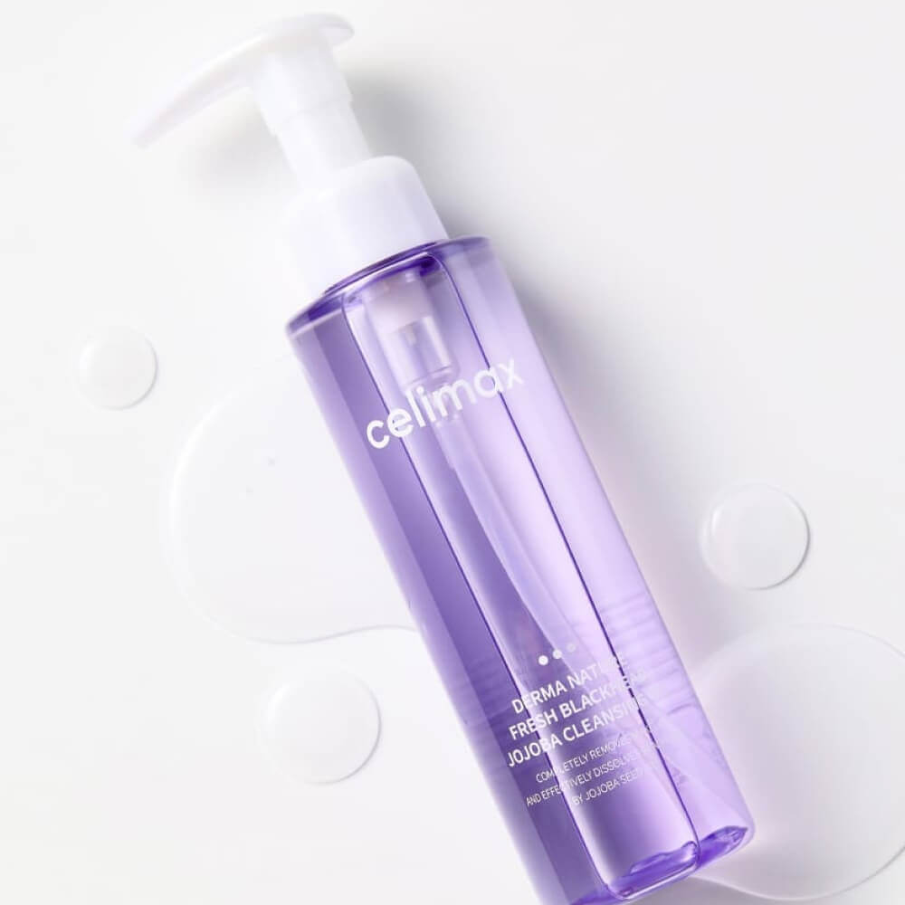 Гидрофильное масло от чёрных точек Celimax Derma Nature Fresh Blackhead Jojoba Cleansing Oil 150 мл