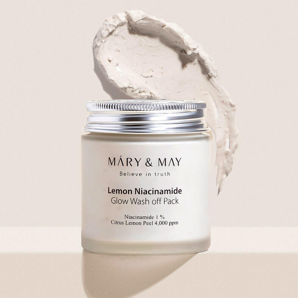Глиняная маска для сияния кожи Mary&May Lemon Niacinamide Glow Wash Off Pack