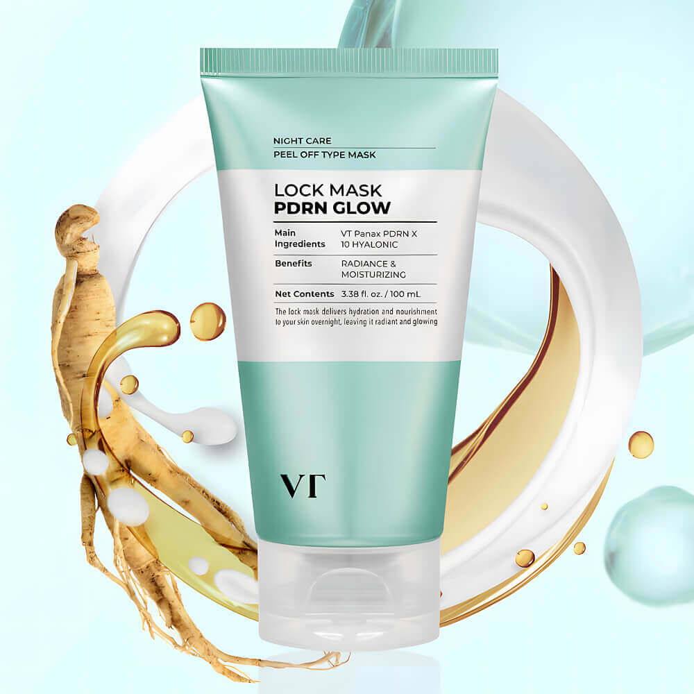 Ночная маска-плёнка для увлажнения и сияния кожи с ПДРН VT Cosmetics PDRN Glow Lock Mask