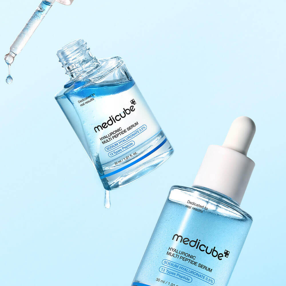 Двухфазная сыворотка с пептидами и ПДРН medicube Hyaluronic Multi Peptide Serum