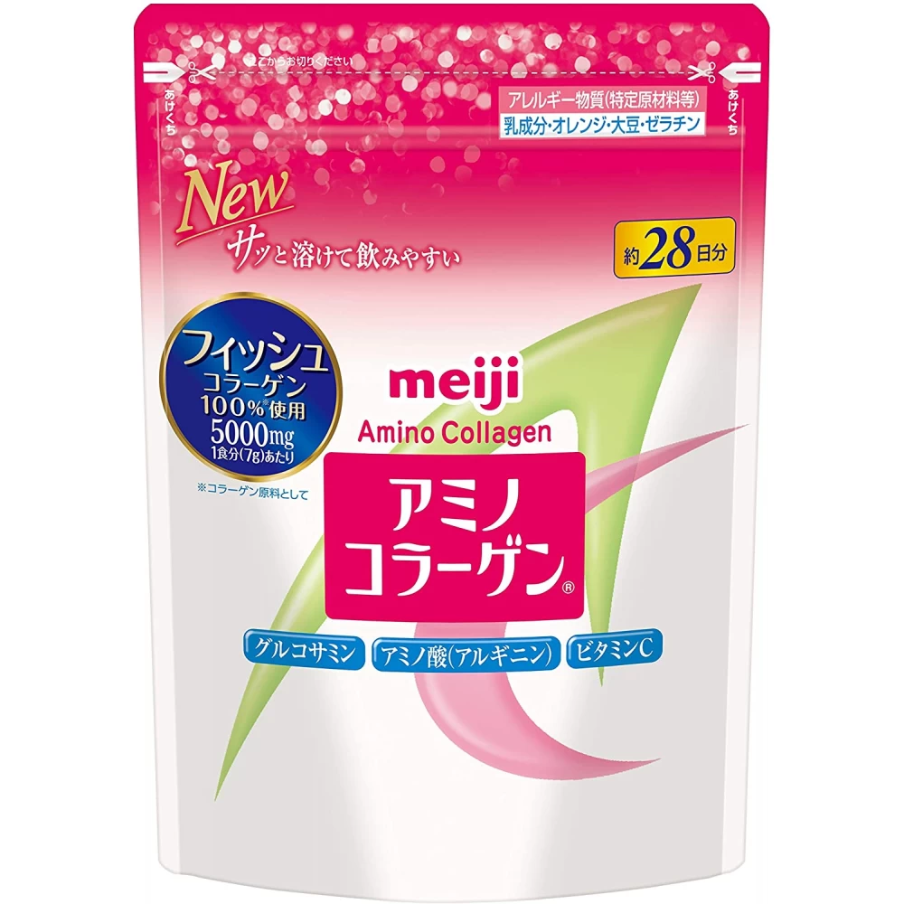 MEIJI Amino Collagen Питьевой коллаген на 28 дней