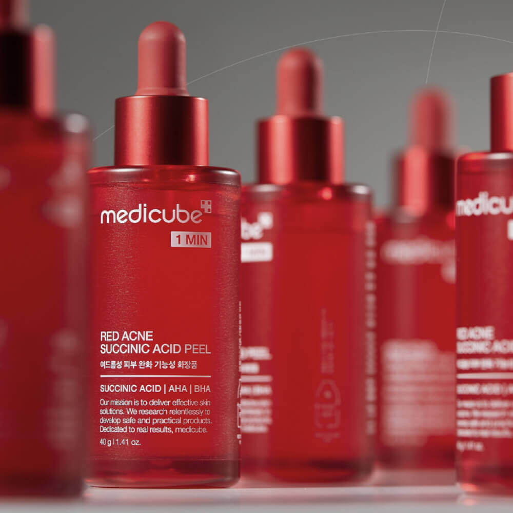 Пилинг для проблемной кожи с янтарной кислотой medicube Red Acne Succinic Acid Peel