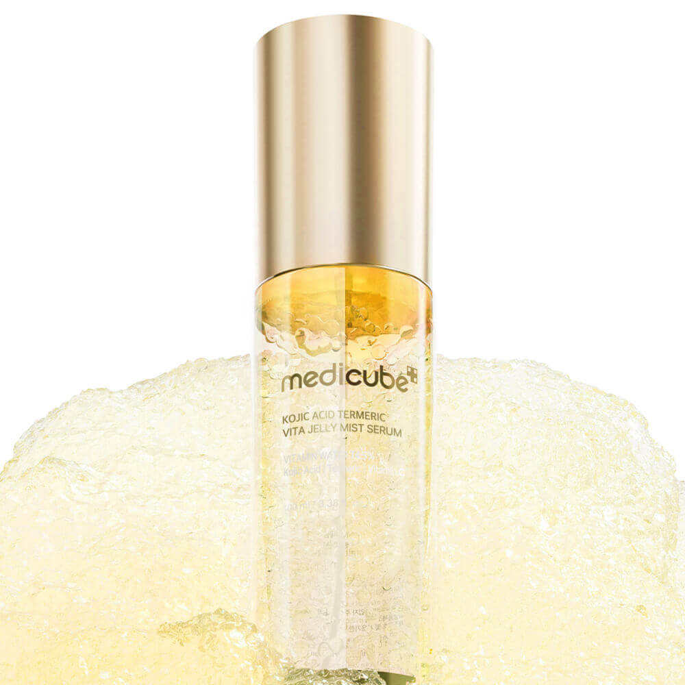 Осветляющий двухфазный мист с койевой кислотой medicube Kojic Acid Turmeric Vita Jelly Mist Serum
